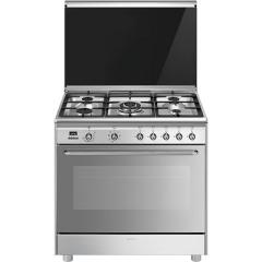 SMEG SCB90MFX9 - Комбинирана готварска печка 90см