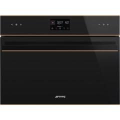 SMEG SO4602M1NR - Мултифункционална фурна за вграждане с интегрирани микровълни 40л