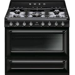 SMEG TR90BL1 - Комбинирана готварска печка 90см