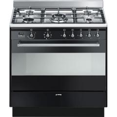 SMEG GM90N9 - Комбинирана готварска печка 90см