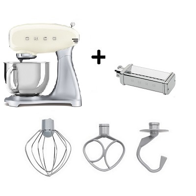 Кухненски робот + приставка нож за талиатели - SMEG-SMF01CREU + SMTC01