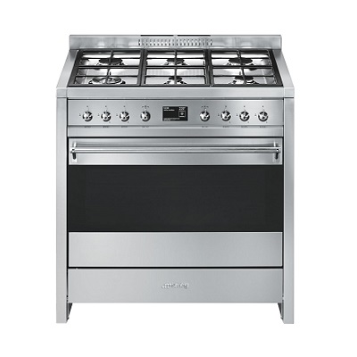 Комбинирана готварска печка 90см - SMEG A1-9