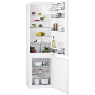 Хладилник с фризер за вграждане 268л - AEG SCE618F3LS