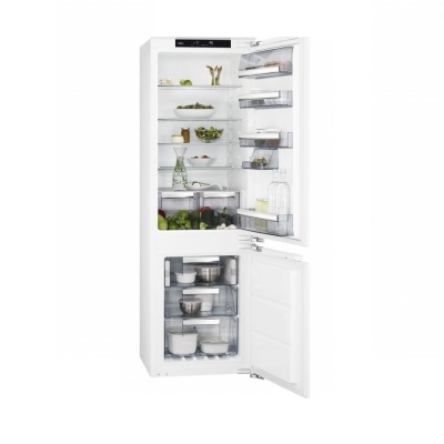 Хладилник с фризер за вграждане 247л - AEG SCE81826NC