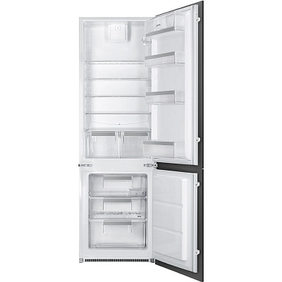 Хладилник с фризер за вграждане 272л - SMEG C7280F2P1