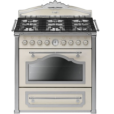 Комбинирана готварска печка 90см - SMEG CC9GPX