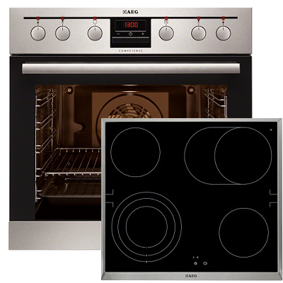 Фурна и плот за вграждане - AEG-EP3003061M + HE604070XB
