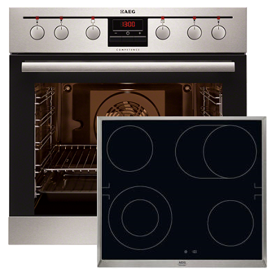 Фурна и плот за вграждане - AEG-EP3003061M + HE604060XB