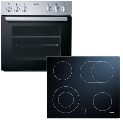 Фурна и плот за вграждане GORENJE-BC5106ZX + ECD615ESC