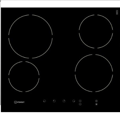 Стъклокерамичен плот за вграждане 4 зони-INDESIT VRA640C	