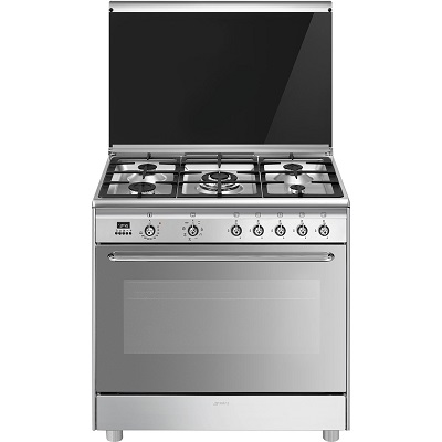 Комбинирана готварска печка 90см - SMEG SCB90MFX9