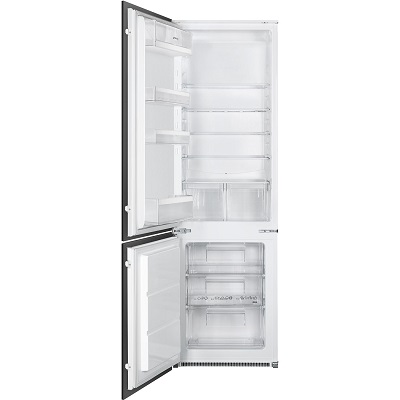 Хладилник с фризер за вграждане 268л - SMEG C4172FL