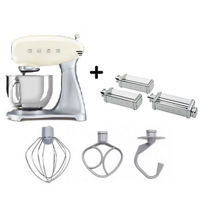 Кухненски робот + приставка нож за талиатели,фетучини и ролкова преса -SMEG-SMF02CREU + SMPC01