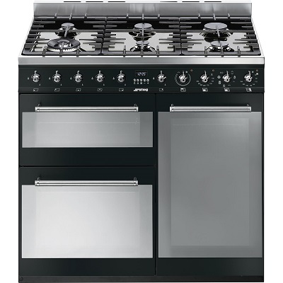 Комбинирана готварска печка 90см - SMEG SY93BL