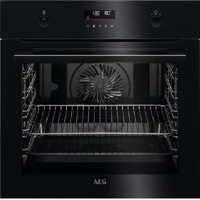 Мултифункционална фурна за вграждане 71л - AEG BPE535160B