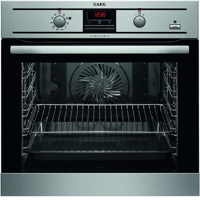 Мултифункционална фурна за вграждане 71л - AEG BP1300350X