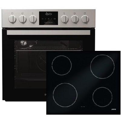 Фурна и плот за вграждане GORENJE-BC635E19XK-2 + ECD610SC