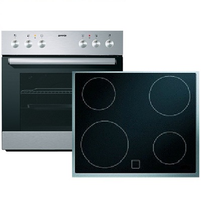 Фурна и плот за вграждане GORENJE-BC5106PX + CE5800