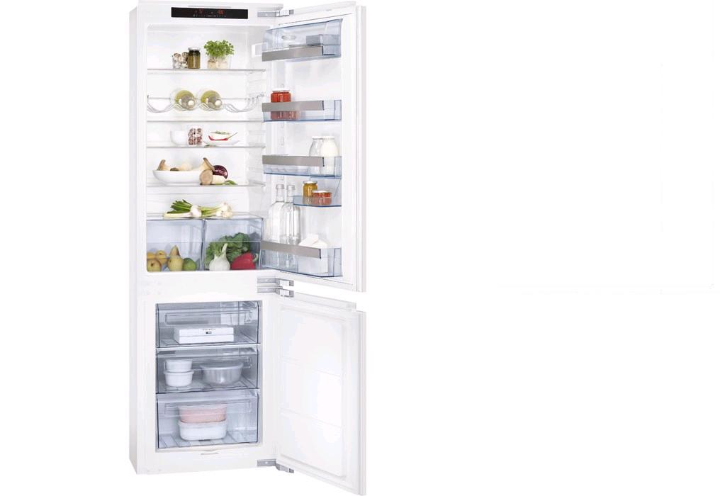 Хладилник с фризер за вграждане 270л - AEG SCS81800F0