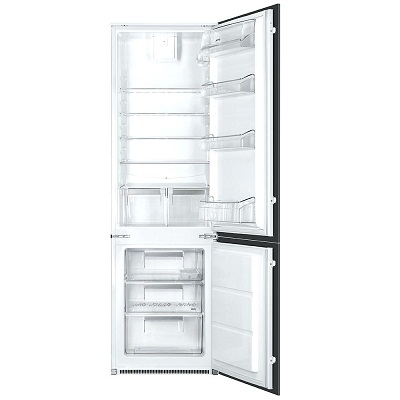 Хладилник с фризер за вграждане 273л - SMEG C7280FP